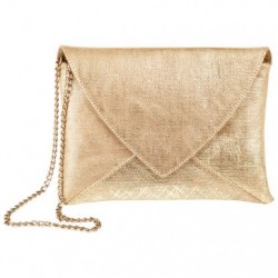 KLEO-PATHRA LEATHER Pouch with chain 20x14 cm Gold._1