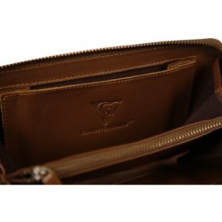 Lawrence LEATHER Compagnon 20x2x10 cm Camel._1