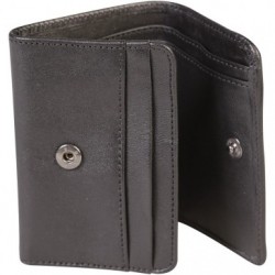CUIR Small wallet 11x1x8 cm Black.