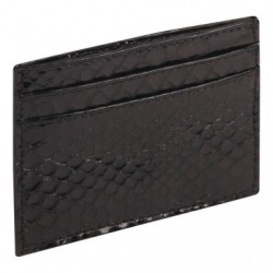 REPTILE DESIGN Porte-cartes 7,5x10,5 cm, Python noir.