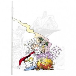 Astérix Cahier piqué A4 96 pages Ligné + Marge Potion Magique - 4 visuels assortis.