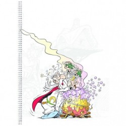 Astérix Cahier reliure intégrale A4 100 pages Ligné+Marge Potion Magique - 4 visuels assortis._1