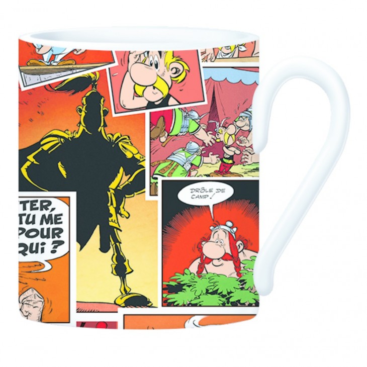 Astérix Mug Ø8x9,5cm en boîte cadeau Comics - 4 visuels assortis.