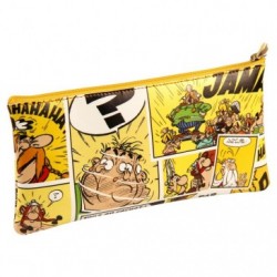 Astérix Trousse plate 11x22 cm Comics, jaune._1