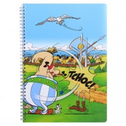 Clairefontaine Ast2 Les Gaulois Wirebound Notebook, A4, 50 Sheets, Lined+Margin, 1 Pack of 8._1