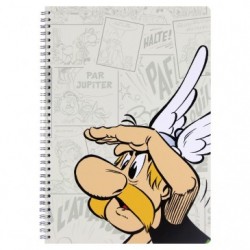 Clairefontaine Ast2 Comics Wirebound Notebook, A4, 50 Sheets, Lined+Margin, 1 Pack of 8.