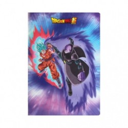 Cahier piqué A4 96p L+M, 4 visuels assortis - Dragon Ball Super._1