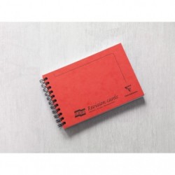 Revision Cards Europa carnet reliure intégrale 15,2x10,2cm 50 feuilles ligné papier 160g.