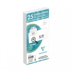 20 vellum envelopes 107x152mm. - Clairefontaine