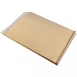 Kraft 229x324x30mm 120gsm gusset pocket envelope packed 5s._1