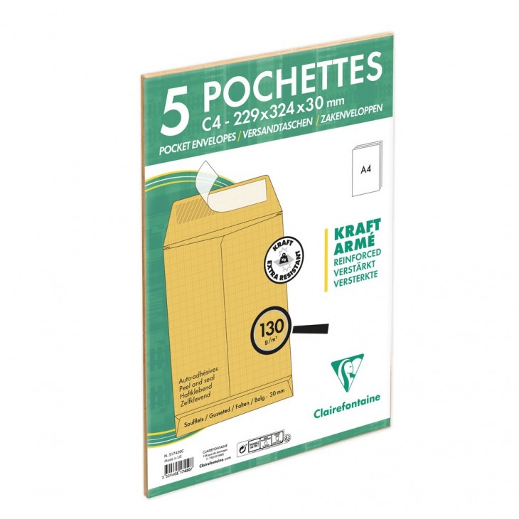 Pochettes auto-adhésives