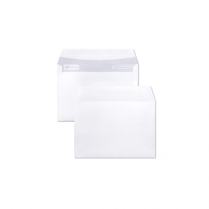 Adheclair 114x162mm envelope 80gsm peel and seal.