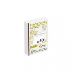 Recycled Forever 90x140mm 80gsm Envelopes (packed 50s in display).