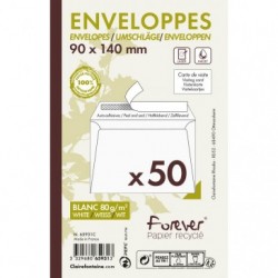 Recycled Forever 90x140mm 80gsm Envelopes (packed 50s in display)._1