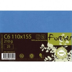 Carte 110x155 FOREVER 210g pqt 25.