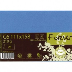 Forever 111x158mm 210gsm folded card packed 25s.
