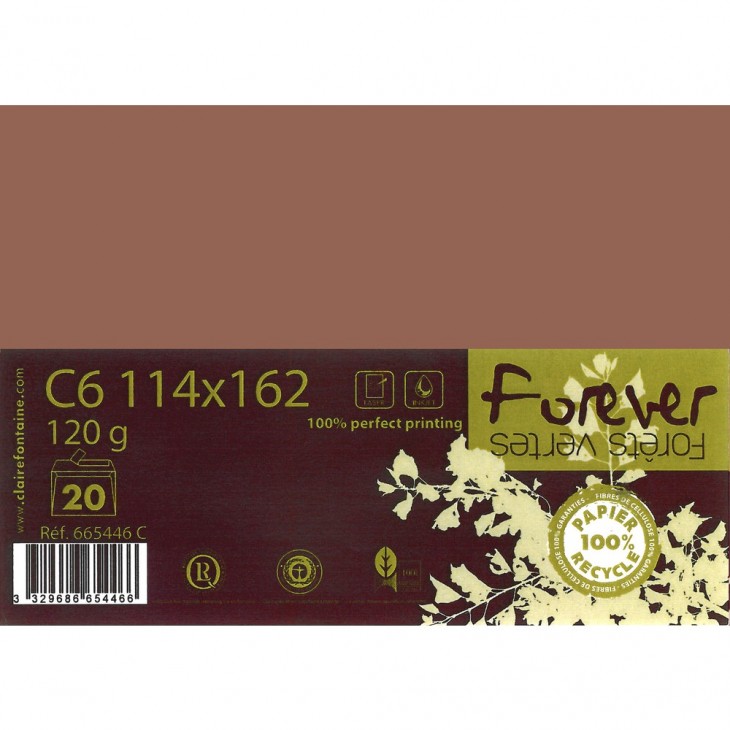 Forever 114x162mm 120gsm envelope packed 20s.