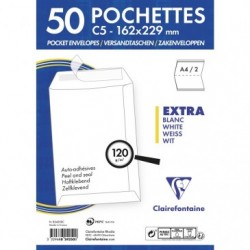 Adheclair peel and seal 162x229mm 120gsm pocket envelope packed 50s._1