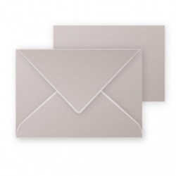 Clairefontaine 7701C Lot de 20 Enveloppes Combiné de Visite comprenant avec doublure 9 x 14 cm Blanc 