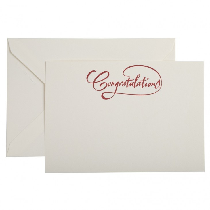 Ensemble 1 carte/1 enveloppe C6 Typo-lettering, sous sachet.