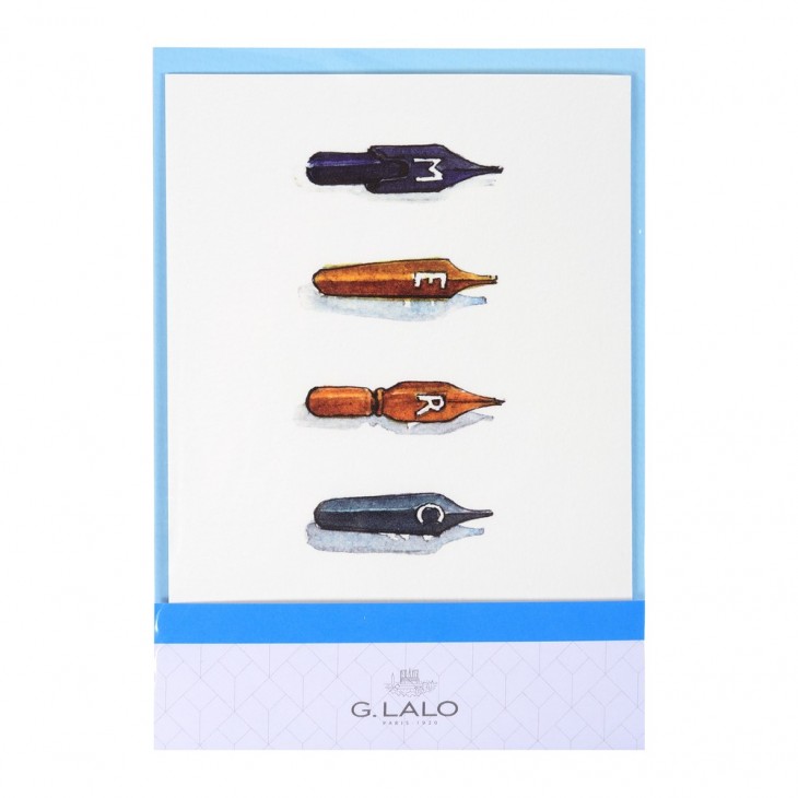 G.Lalo Ink & Pen Correspondence Sets.