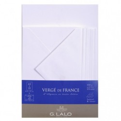 Ensemble Vergé de France 10 feuilles A5 et 5 enveloppes C6._1