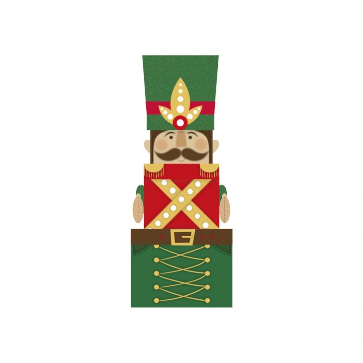 3PC PLUSH BOX NUTCRACKER 12S.