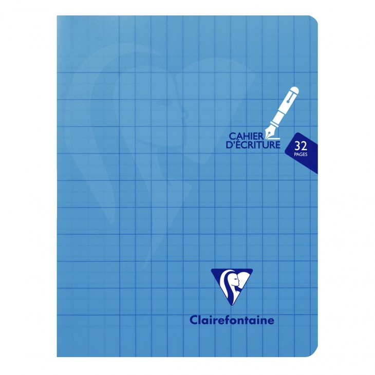 Clairefontaine cahier, A4, ligné avec marge, assorties 