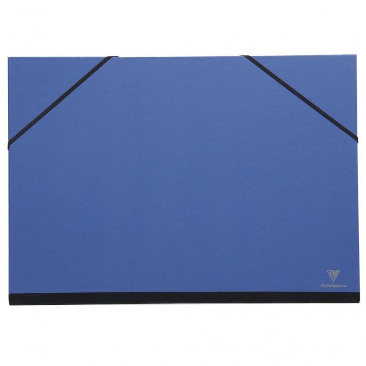 37 x 52 cm Clairefontaine Art Folder with Elastic 37x52cm Raw Grey 