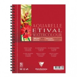 25 Pages Clairefontaine A4 Watercolour Aquarelle Album beige/ tan 