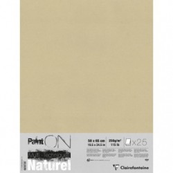 PaintON Naturel paquet 25F 50x65cm 250g.