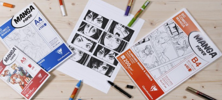 Clairefontaine Comic Book alcohol marker papier - 32 vellen - A6 | Be