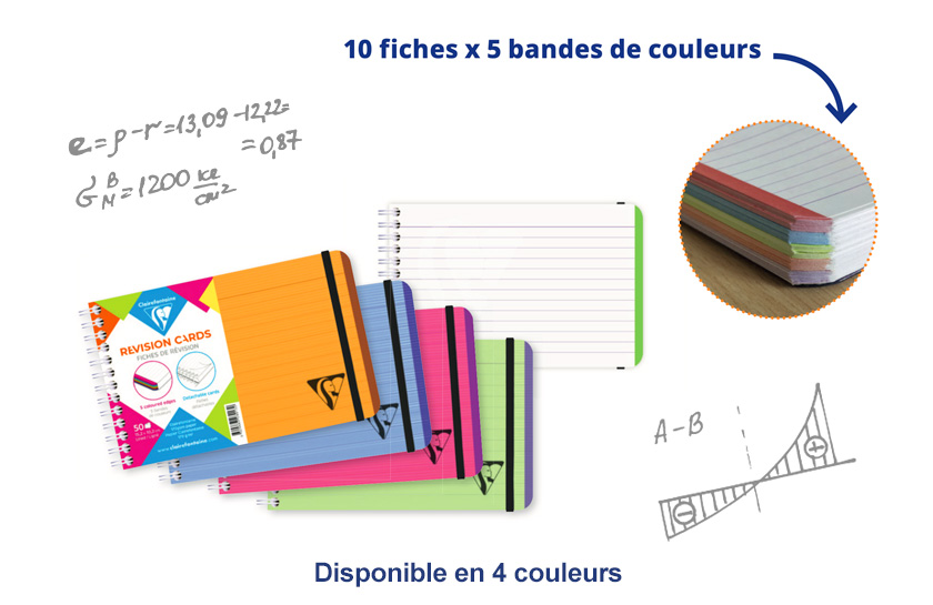 Revision cards Clairefontaine