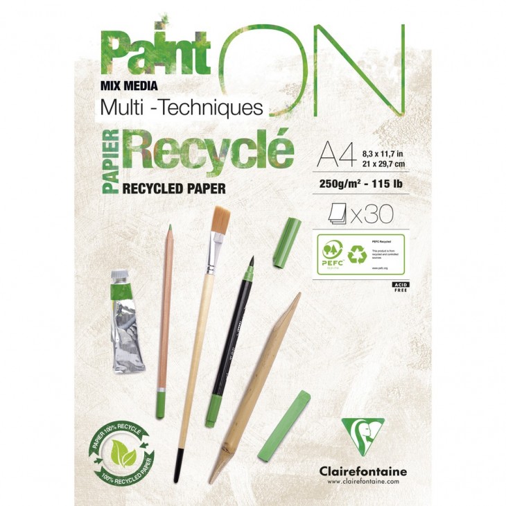 Papier recyclé avec les Papeteries Clairefontaine, papeterie écologique -  Clairefontaine - Fournitures scolaires, artistiques et bureau