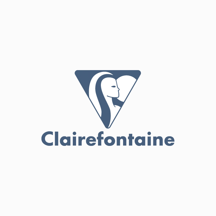 Clairefontaine Polypro Stapled Drawing Notebook, Ligne 8000, 24x32cm, 24 Sheets, Plain, 120g.