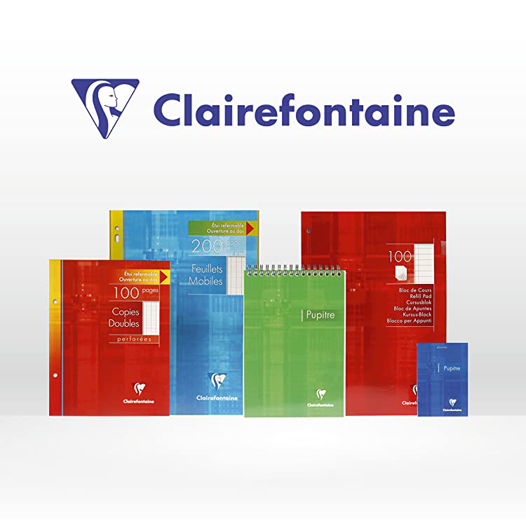 Clairefontaine - Feuille Mobile Blanche A4 Seyes 90g - Sachet De 50 -  Feuilles doubles - Achat & prix