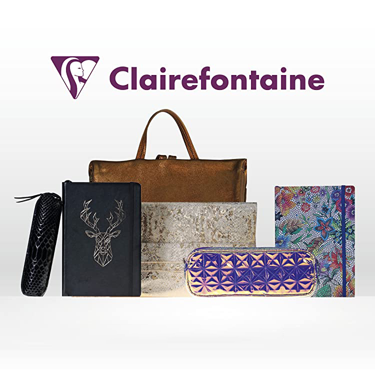Clairefontaine Trousse CUIRISÉ, cuir, brun - Achat/Vente CLAIREFONTAINE  87001207